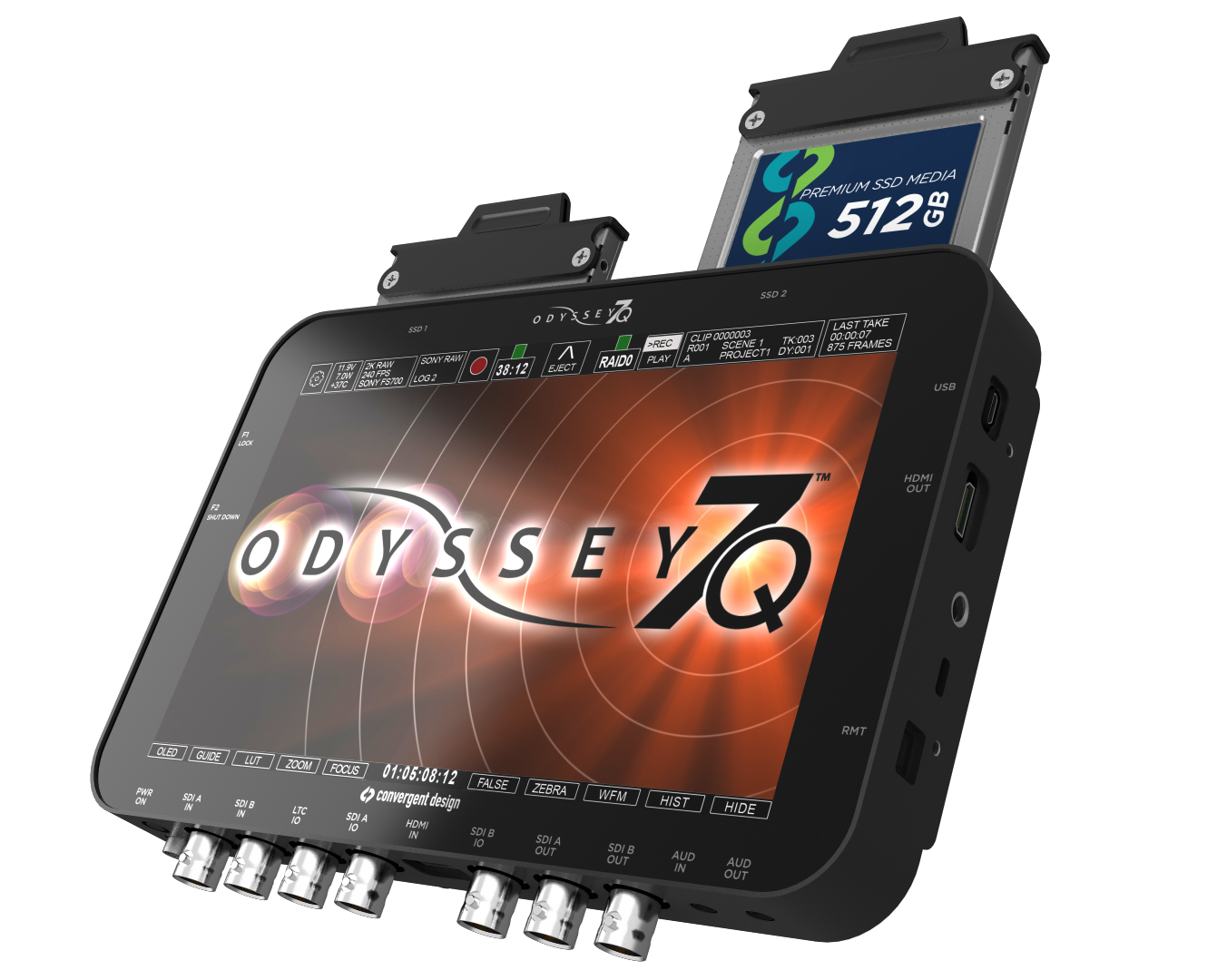 Convergent Design Odyssey 7Q 7.7" Monitor