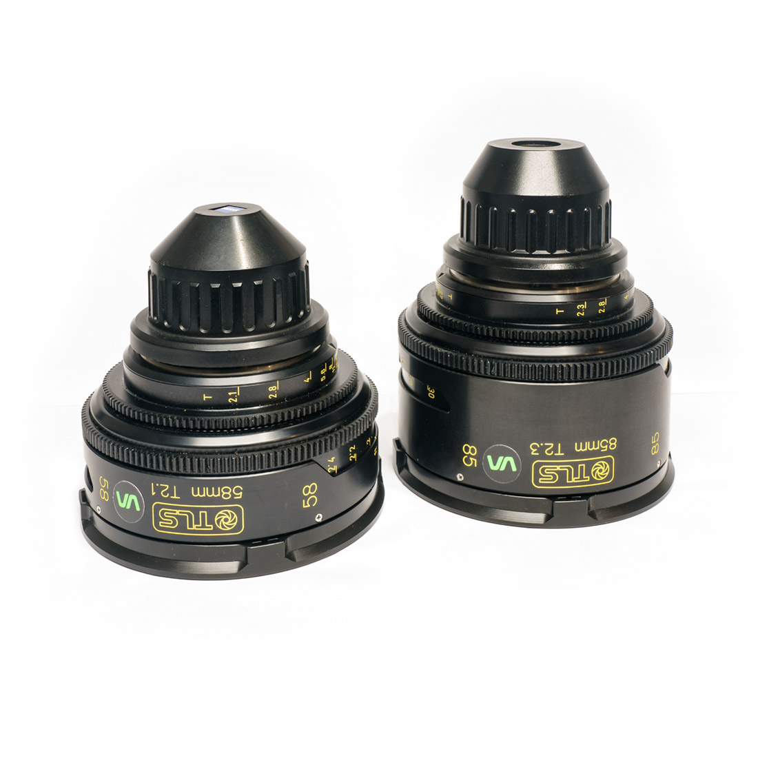 TLS 58mm and 85mm Petzval PL Primes