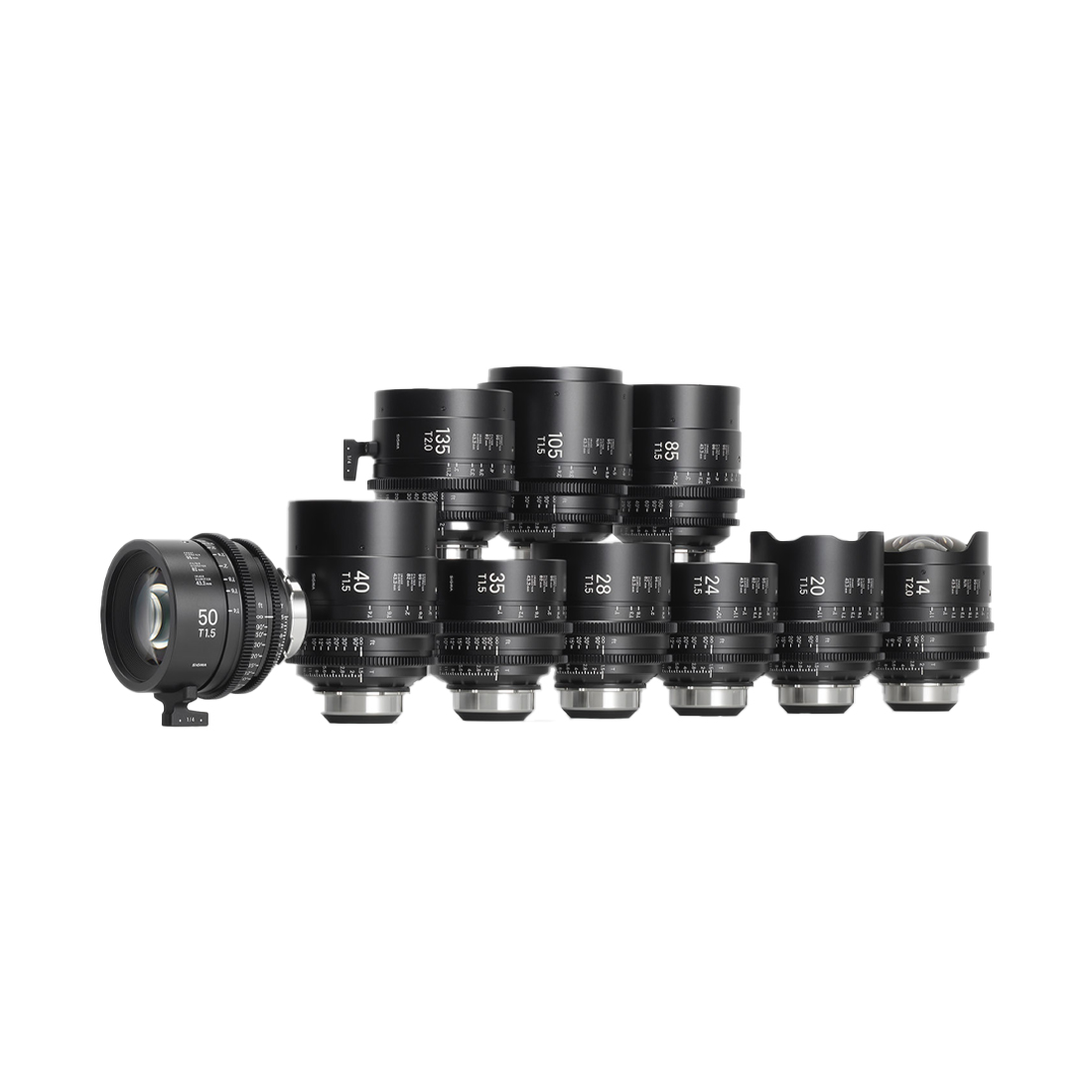 Sigma High-Speed Full-Frame PL Prime 10 Lens Kit