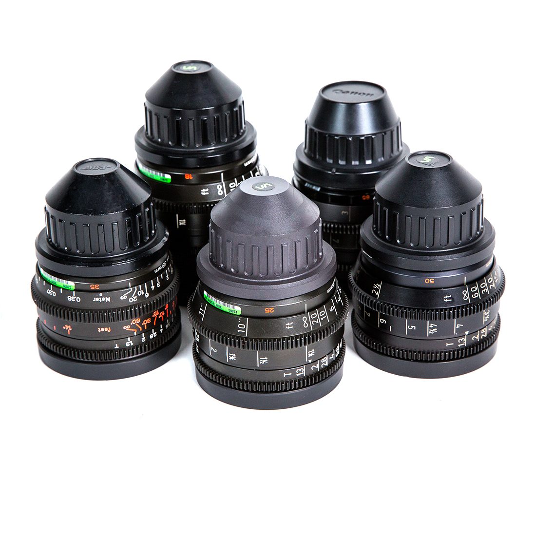 Zeiss Super Speed Primes MK 2 / 3 - 5 Lens Kit